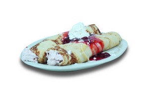 Strawberry Cream Cheese Crepes