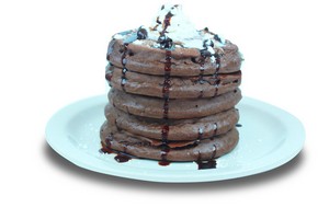 Double Chocolate Pancakes