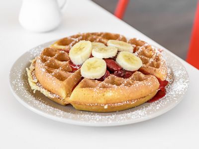 Strawberry Banana Belgian Waffle